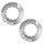 ECROU DE BLOCAGE TRIPEAK POUR DISQUE CENTER LOCK ALUMINIUM ULTRA LEGER 7g ARGENT (VENDU A LA PAIRE)