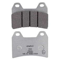PLAQUETTE DE FREIN NISSIN POUR APRILIA 1000 RSV TUONO R 2004>2012 AV / DUCATI 800 F GT 2013> AV / YAMAHA 660 XT X 2004>2016 AV / KTM 790 DUKE 2018> AV (A0630) (SEMI METAL) -ECE R90