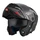 CASQUE MODULABLE MT ATOM 2 SV BAST D5 DOUBLE ECRANS NOIR/GRIS MAT    XS (ECE 22.06 P/J)