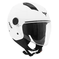 CASQUE JET ADX AJ050 BLANC BRILLANT XXL (2XL) (DOUBLE ECRAN) (ECE 22.06)