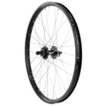 WHEEL FOR MTB 24 - FRONT - KARGO /E-BIKE - DISC ALU DOUBLE WALLLED - SHIMANO HUB M475 DISC 6 HOLES - BLACK - QUICK RELEASE - Reinforced - Stainless spokes.