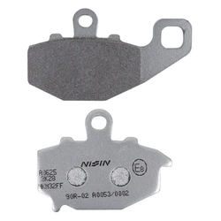 PLAQUETTE DE FREIN NISSIN POUR KAWASAKI 750 Z750 2004>2007 AR, 1000 Z1000 2003> AR, 650 ER-6F 2006>2016 AR, 650 KLE VERSYS 2007>2014 AR  (A0625) (SEMI METAL)  -ECE R90-