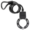 ANTIVOL VELO / TROTTINETTE CABLE A BOUCLE AVEC MENOTTE MASTERLOCK STREET CUFF DIAM 8mm L1M - LIVRE AVEC 4 CLES -NIVEAU SECURITE 6
