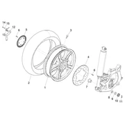 Roue arrière