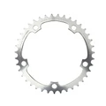CHAINRING FOR ROAD BIKE- 5 Arms- 42T.Ø 130 -INNER- ALUMINIUM SILVER- 7075 TA ALIZE (SHIMANO TYPE) 8/9/10 Speed