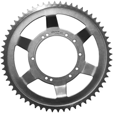 COURONNE CYCLO ADAPTABLE MBK 51 ROUE BATONS ACIER 60 DTS (ALESAGE 94 mm) 10 TROUS -SELECTION P2R