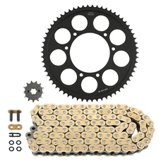 KIT CHAINE ADAPTABLE APRILIA 125 SX IE 2018> 428 13x62 (DIAM COURONNE 105/125/8.5) (DEMULTIPLICATION ORIGINE) -JT SPROCKETS/DID