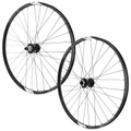 ROUES VTT 29" FIR GALAXIUM E.BIKE DISQUE 6 TROUS ALU NOIR CASSETTE SRAM XD 12V. AXE TRAVERSANT 15/110 ET 12/148 HAUTEUR/PROFIL 21 mm (PAIRE) - TUBELESS READY VAE