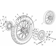 Roue arrière