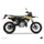 KIT DECO AUTOCOLLANT/STICKER 50 A BOITE REPLICA JAUNE POUR YAMAHA 50 DT 2007>2011  -KUTVEK-