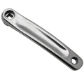 LEFT CRANK ARM- 170mm- NEWTON -FORGED -ALUMINIUM- LARGE SILVER (square orientation)