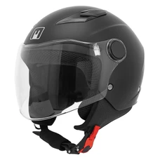 CASQUE ENFANT JET MPH PLAY SIMPLE ECRAN UNI NOIR MAT YL (51 à 52 cm) (ECE 22.06)