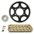 CHAIN AND SPROCKET KIT FOR KAWASAKI 650 VN VULCAN S 2015>2018  520  15x46  (REAR SPROCKET Ø 80/104/10.5)  (OEM SPECIFICATIONS)  -AFAM-