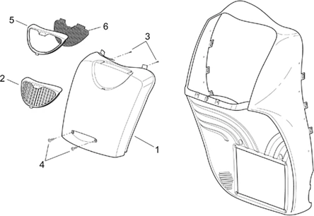 Carrosserie av. - Frontal