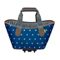 SINGLE BAG FOR BICYCLE-REAR- RACKTIME AGNETHA BLUE - On rear luggage rack (L 34cm x L 26cm x h 37cm)  -- COMPATIBLE RACKTIME SNAP-IT SYSTEM.