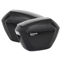 VALISE LATERALE/SIDE-CASE SHAD SH23 23L NOIR BRUT (fixation 3P SYSTEM vendue séparément) (D0B23100) (PAIRE)