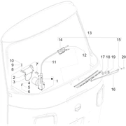Essuie-glaces avant et arriere