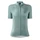 MAILLOT GIST FEMME MANCHES COURTES KIN ZIP TOTAL VERT SAUGE M -5371