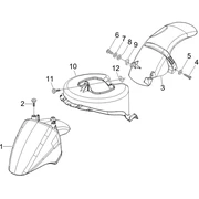 Logement roue - Garde boue