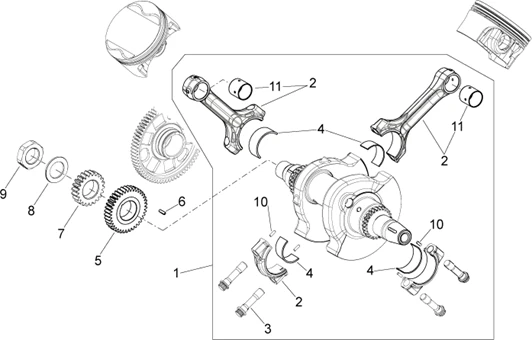 Arbre moteur