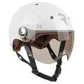 CASQUE VELO ADULTE REVOE PREMIUM URBAIN/CITY KAKI MAT TAILLE 59-60 VISIERE REGLABLE, PROTECTION OREILLE AMOVIBLE (VENDU EN BOITE) COMPATIBLE EBIKE ET TROTTINETTE - HOMOLOGATION EN1078+A1