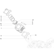 Groupe cylindre-piston-axe