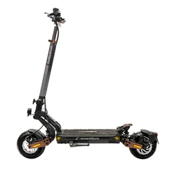 TROTTINETTE/SCOOTER ELECTRIQUE SMARTGYRO RYDER ROUES 10 POUCES MOTEUR 48V 1000W BATTERIE LITHIUM 48V 17,5Ah AUTONOMIE JUSQU'A 75km SUSPENSION AV/AR FREIN DISQUE AV/AR NOIR/MARRON (PLIABLE)