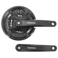 PEDALIER VTT SHIMANO 9V. MT101 NOIR 170mm 40-30-22 INTEGRE (MONTAGE ATELIER)