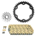 KIT CHAINE ADAPTABLE KTM 1290 SUPER DUKE R 2014>2023, 1390 SUPER DUKE R EVO 2023> 525 17x38 (DEMULTIPLICATION ORIGINE) -AFAM