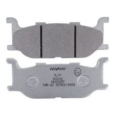 PLAQUETTE DE FREIN NISSIN POUR YAMAHA 500 TMAX 2001>2003 AV, 900 XJ S DIVERSION 1995>2003 AV, 1300 STRYKER 2011> AV, 950 XV BOLT 2014> AV, 400 MAJESY 2004> AV (A0300) (SEMI METAL)  -ECE R90-