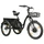 TRICYCLE ELECTRIQUE/VAE CITY LEADER FOX 24" CURTIS 2025 MIXTE NOIR BRILLANT 8V SHIMANO NEXUS MOTEUR ROUE AV BAFANG 36V 45Nm BATTERIE 17,4Ah FREIN ET RETROPEDALAGE