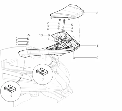 Porte-bagages arrière
