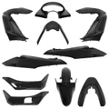 CARROSSERIE/CARENAGE MAXISCOOTER ADAPTABLE HONDA 125 PCX 2010>2013 NOIR BRILLANT (KIT 11 PIECES) -P2R