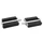 PEDALE CITY / CYCLO MARWI UNION 265H ADAPTABLE PEUGEOT 103/SOLEX NOIR/ALU RESINE FILETAGE FRANCAIS (14x1,25 mm)