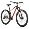 MTB 29" LEADER FOX SONORA 2023 BLACK/MATT ORANGE - 8 Speed - Frame 18 "  (RIDER'S HEIGHT 170 > 178 cm)