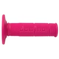 REVETEMENT POIGNEE DOMINO MOTO OFF ROAD 1150 FUCHSIA CLOSED END 120mm (PAIRE)