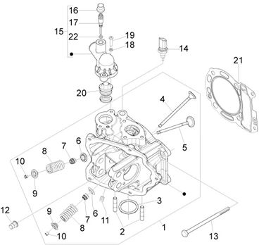 Ensemble culasse - Soupape