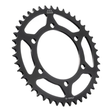 COURONNE MOTO ADAPTABLE KAWASAKI 500 NINJA 500, SE 2024>, Z500, SE 2024>, ELIMINATOR, SE 2024> 520 43 DTS ACIER NOIR (DIAM 110/130/10.5) -JT SPROCKETS