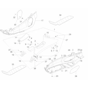 Protection centrale - Repose-pieds