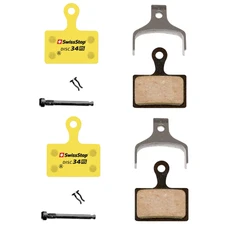 PLAQUETTE DE FREIN ROUTE SHIMANO DURA-ACE R9170, ULTEGRA R8070, TIAGRA R4770, RS805, RS505, RS405, RS305, TEKTRO R310 (SWISSSTOP ORGANIC SILENCE - DISC 34RS PAIR & FAIR) (2 PAIRES)