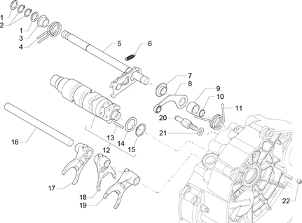Selecteur boîte de vitesses