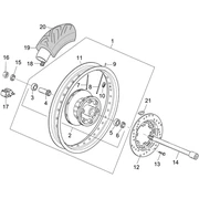 Roue arrière