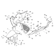 Garde-boue Av.-Embasement