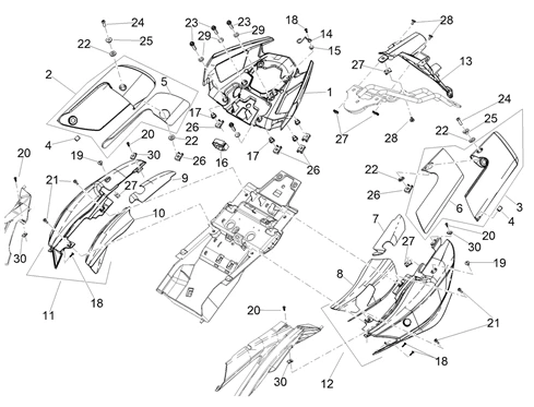 Carrosserie posterieure