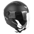 CASQUE JET ADX AJ100 NOIR MAT M (SIMPLE ECRAN) (ECE 22.06)