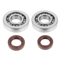 ROULEMENT D'EMBIELLAGE + JOINT SCOOT ARTEK K2 SKF ADAPTABLE PIAGGIO 50 ZIP 2T, TYPHOON, NRG/GILERA 50 STALKER, RUNNER (KIT SC04A47CS RENFORCE POLYAMIDE C4 + JOINT SPI VITON)