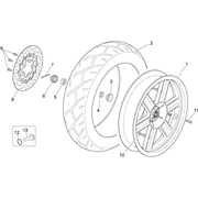 Roue arrière