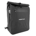 SACOCHE ARRIERE VELO LATERALE SAC A DOS NEWTON NOIR DROIT/GAUCHE 18L FIXATION QUICK LOCK ET VELCRO POUR PORTE BAGAGE AVEC SYSTEME ANTIVOL (27 x 14 x 49 cm)