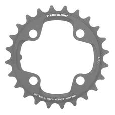 CHAINRING FOR MTB-4 arms- 24 Teeth Ø64 2X10 Internal BLACK- STRONGLIGHT 10 Speed HT3 SHIMANO XTR M980 (FOR External 36 Teeth) THREADLESS