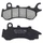 BRAKE PADS SET (2 pads) - NEWFREN FOR HONDA 125 CB F 2017>2022 (FD0576BT) (TOURING ORGANIC)